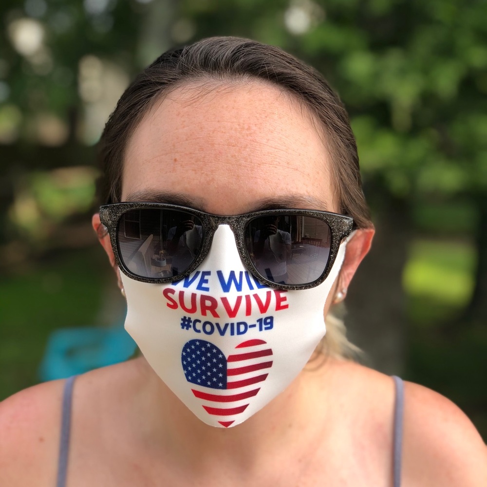 WE WILL SURVIVE CLOTH FACE COVERING MASK